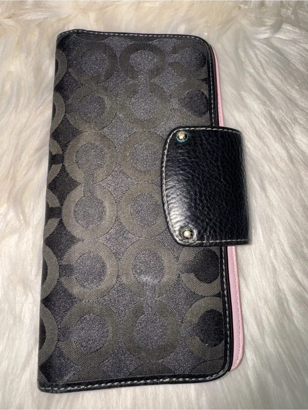 Coach Black Signature Wallet